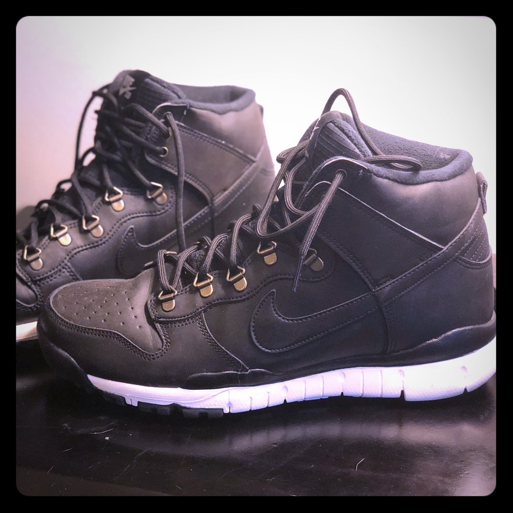 Nike SB Dunk High OMS Black Boot 10.5